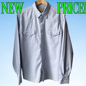 Vtg Stapleford Western Button Up Shirt, Sz L